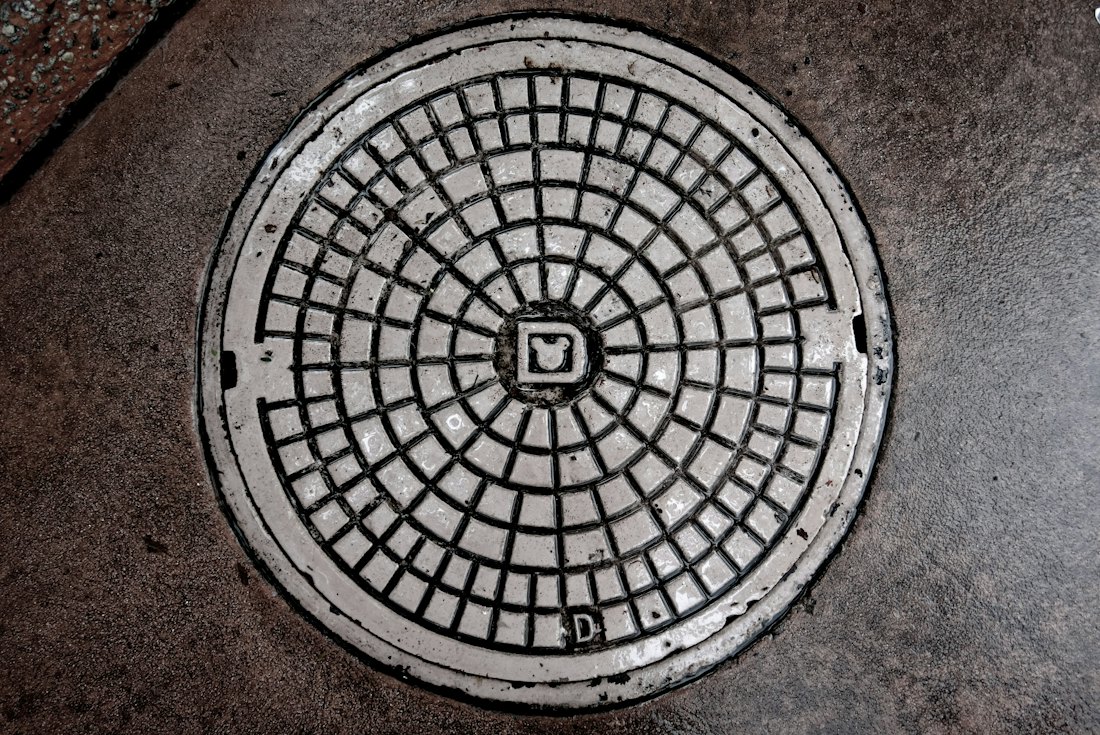 Grille d'évacuation des eaux